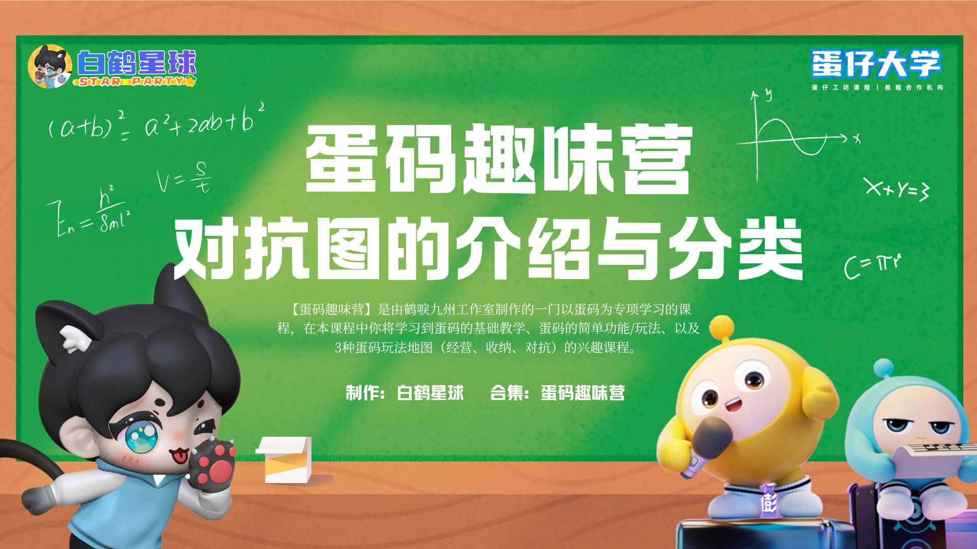 蛋码趣味营-对抗图的地图介绍与分类